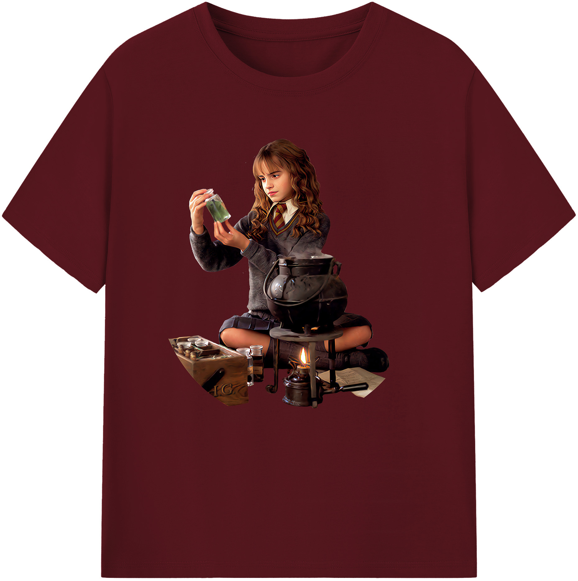 （画像用） Harry Potter ハリー・ポッターシリーズ 綿100％半袖Tシャツ（フロントプリント）